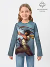 Детский лонгслив / Karate girl