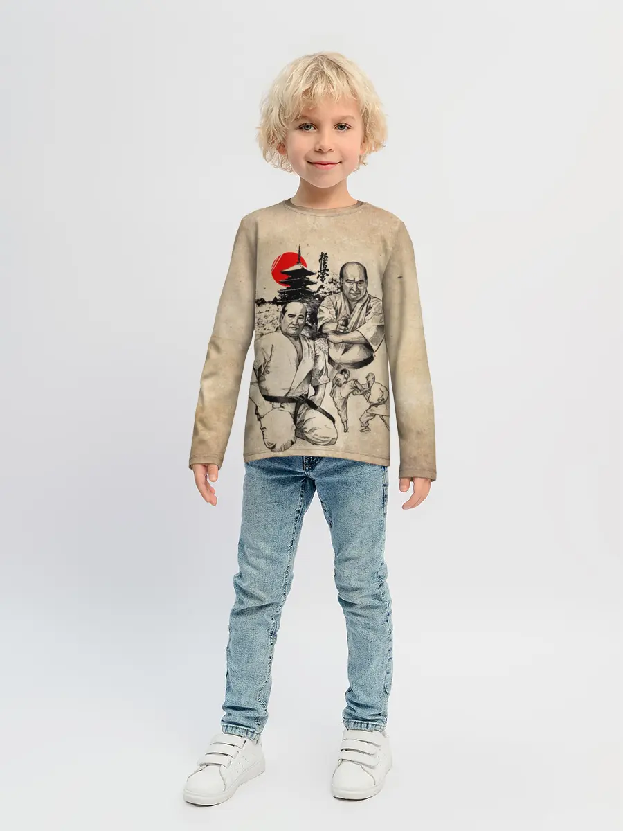 Детский лонгслив / Масутацу Ояма