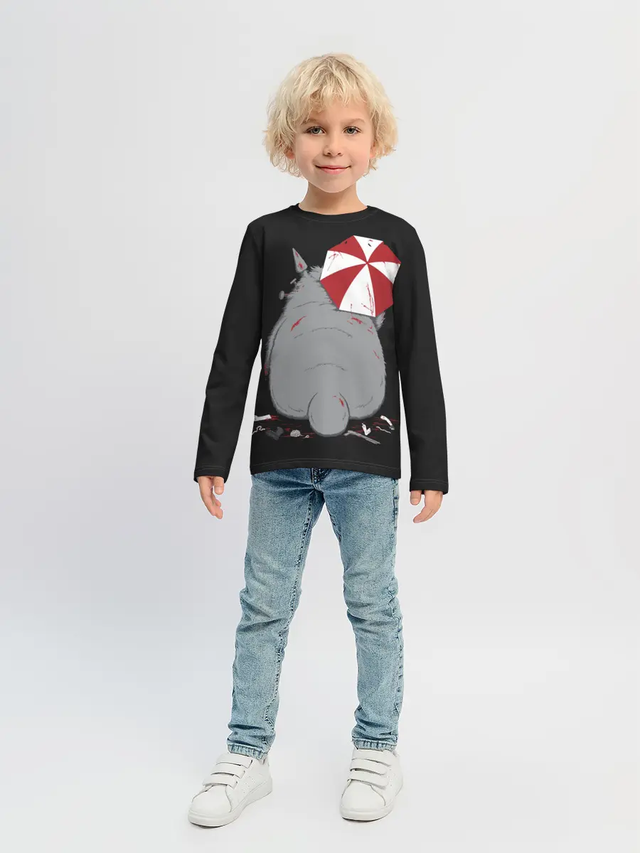 Детский лонгслив / Тоторо и Umbrella Corp.