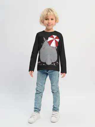 Детский лонгслив / Тоторо и Umbrella Corp.