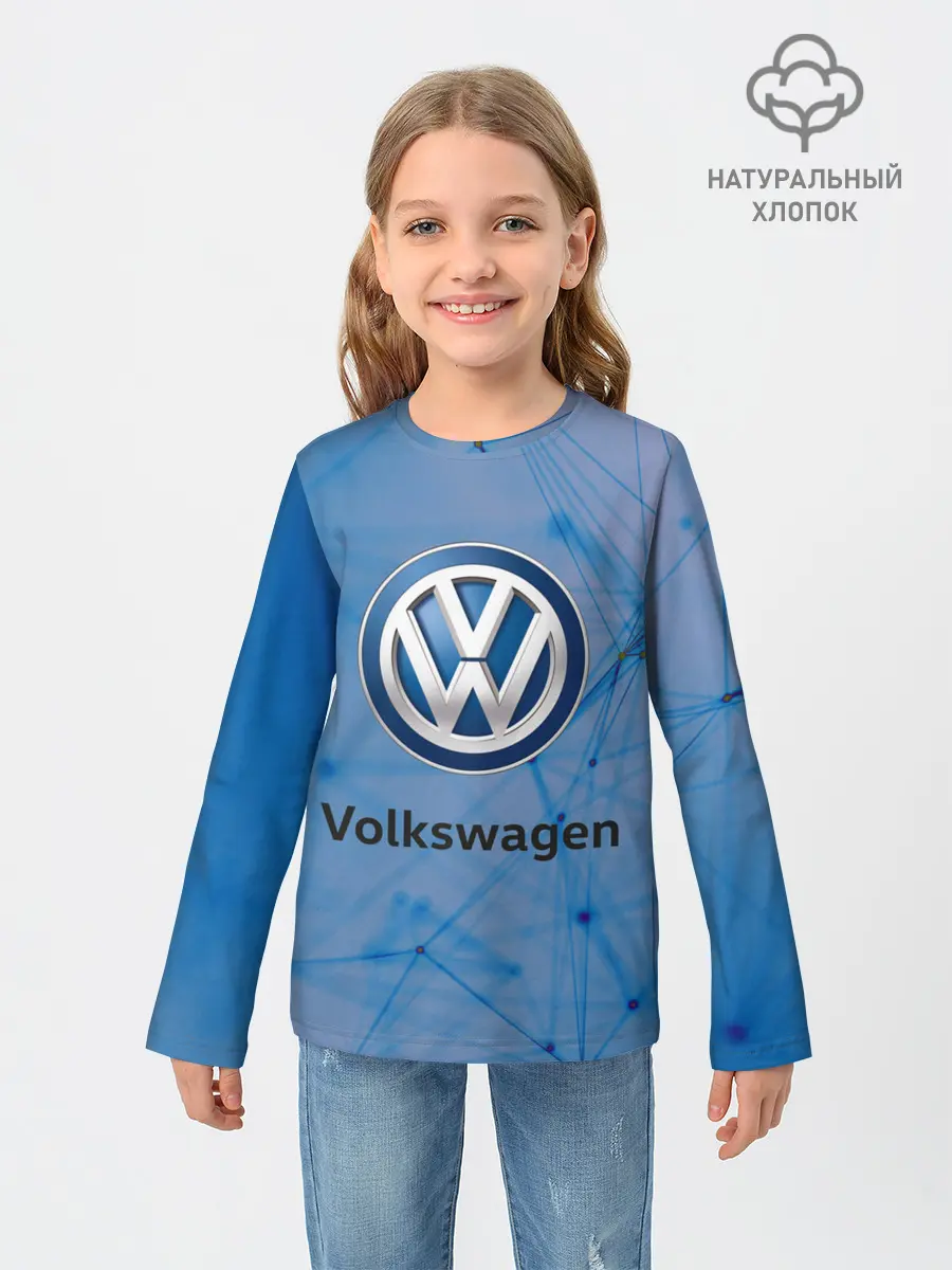 Детский лонгслив / Фольцваген