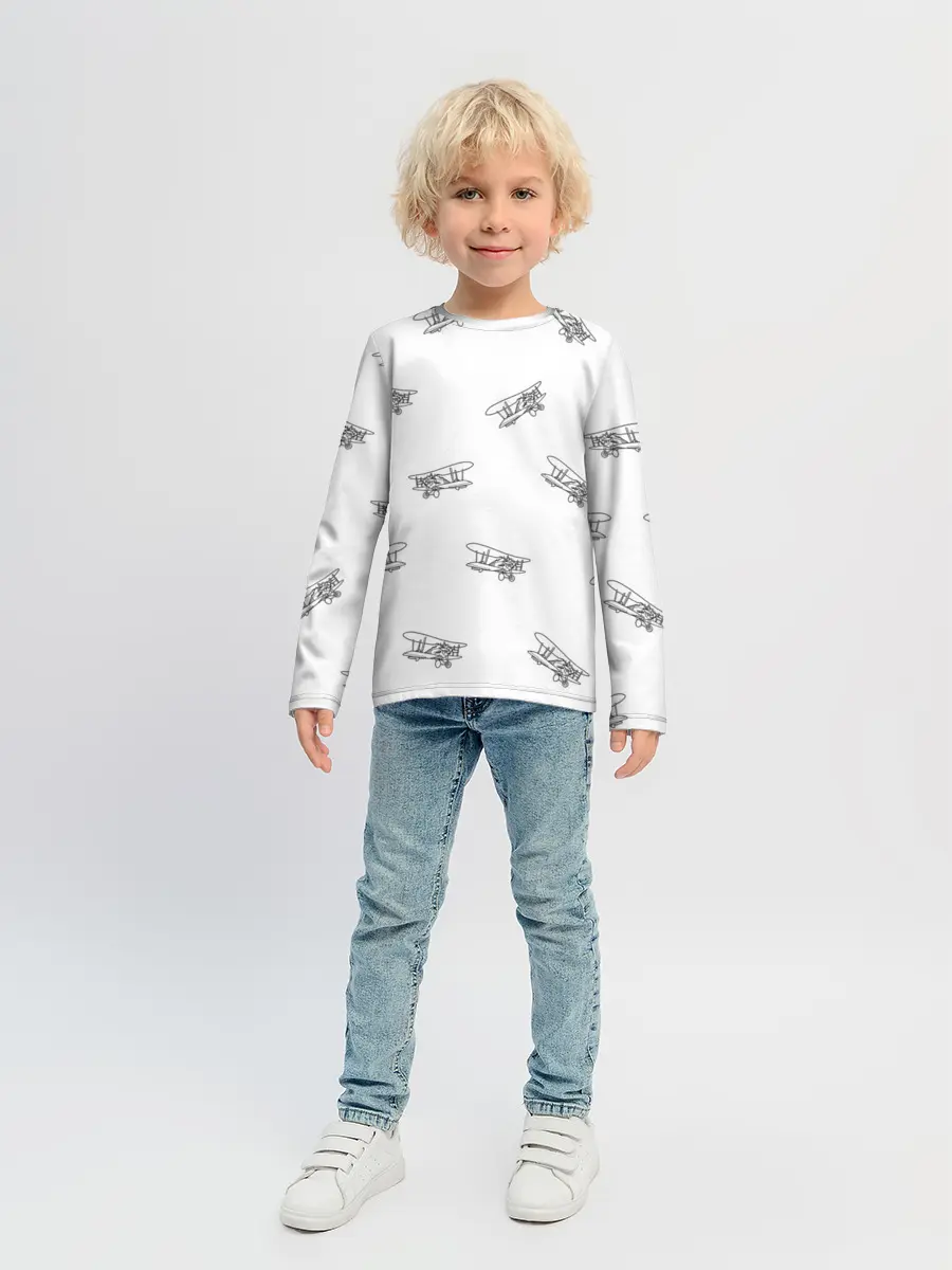 Детский лонгслив / Самолеты к бою!