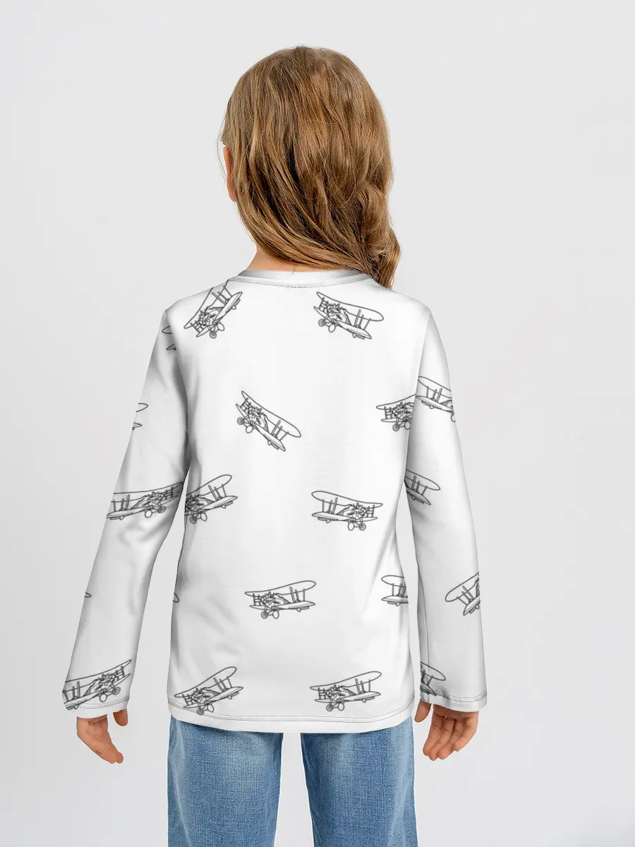 Детский лонгслив / Самолеты к бою!