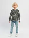 Детский лонгслив / Пиксельный камуфляж
