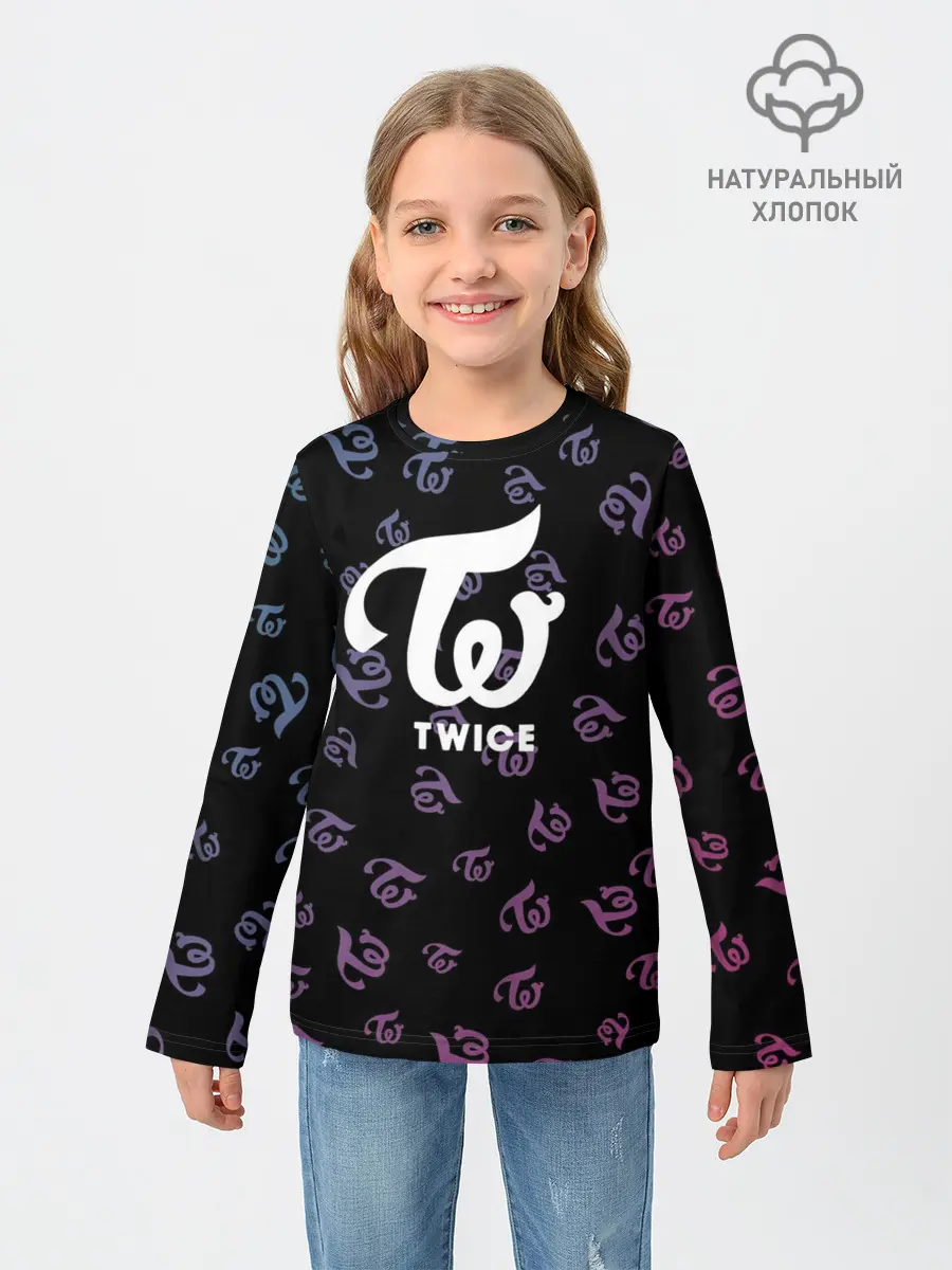 Детский лонгслив / Twice
