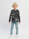 Детский лонгслив / Пиксельный камуфляж
