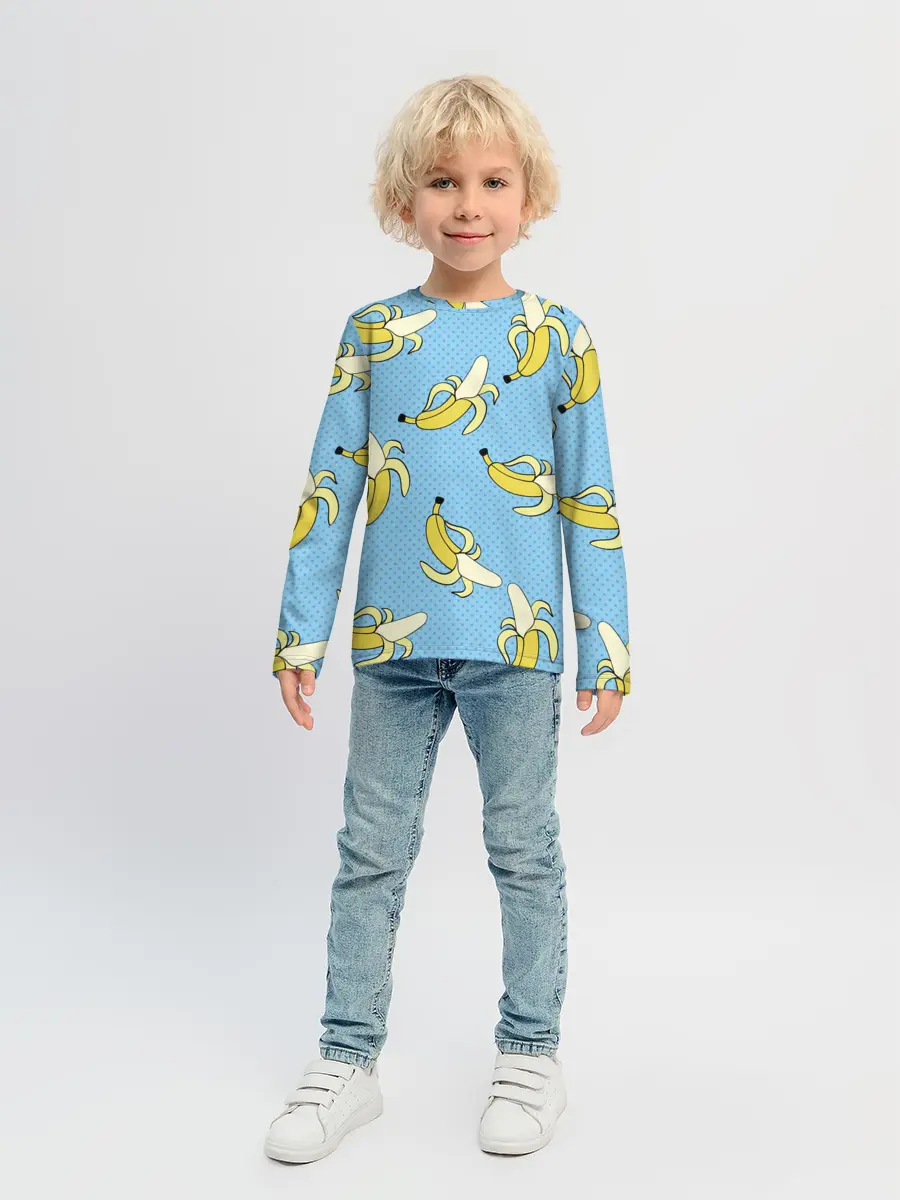 Детский лонгслив / Banana art