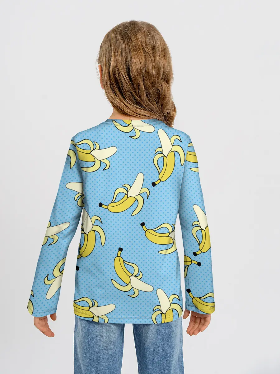 Детский лонгслив / Banana art