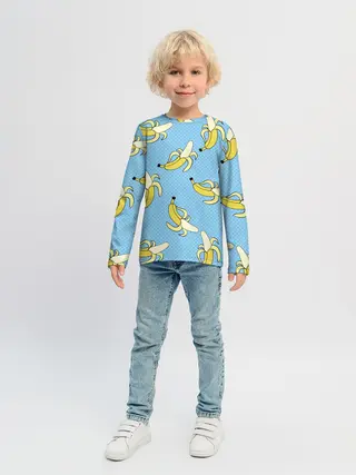 Детский лонгслив / Banana art
