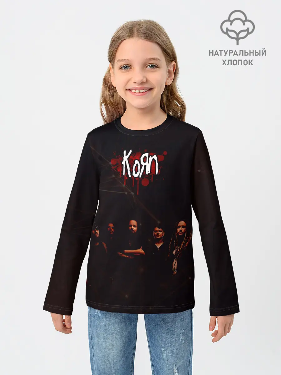 Детский лонгслив / Korn