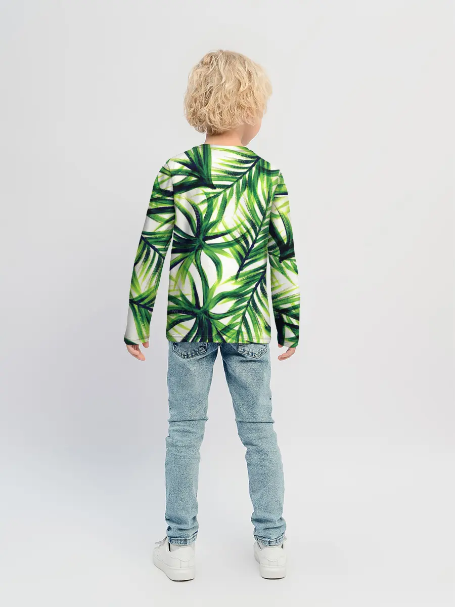 Детский лонгслив / Тропики