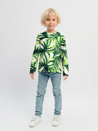 Детский лонгслив / Тропики