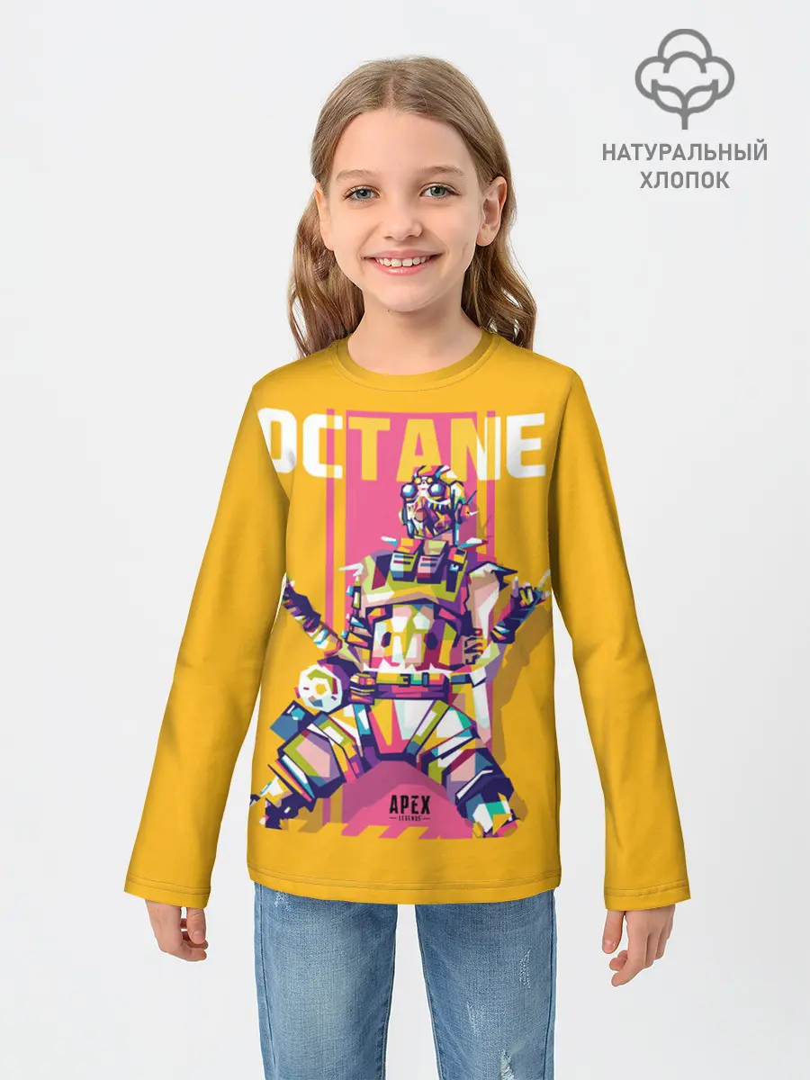 Детский лонгслив / Apex Legends Octane