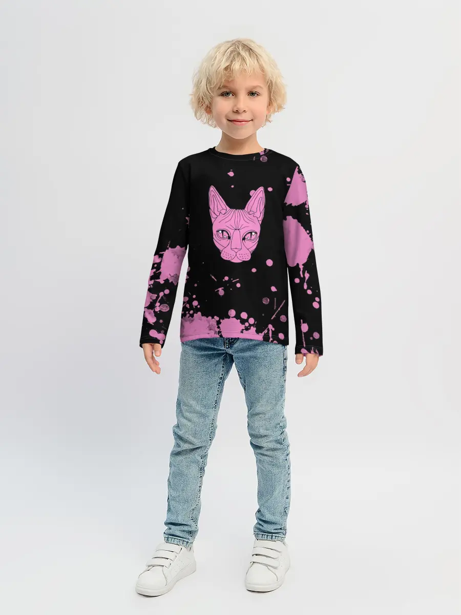 Детский лонгслив / Кис - Кис