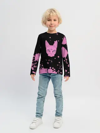 Детский лонгслив / Кис - Кис