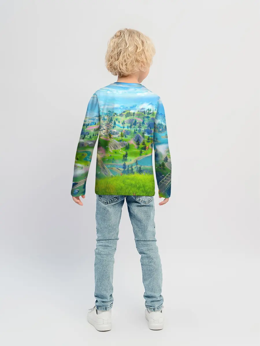 Детский лонгслив / Fortnite