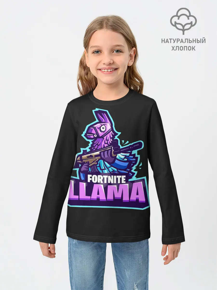 Детский лонгслив / Fortnite LLAMA