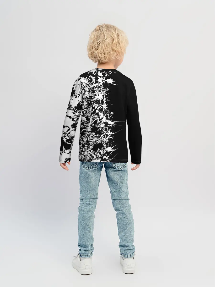 Детский лонгслив / MONOKUMA держит руки