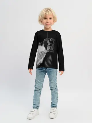 Детский лонгслив / Fencing is the art