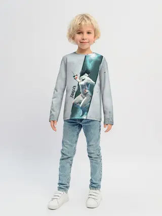 Детский лонгслив / Фехтовальщик