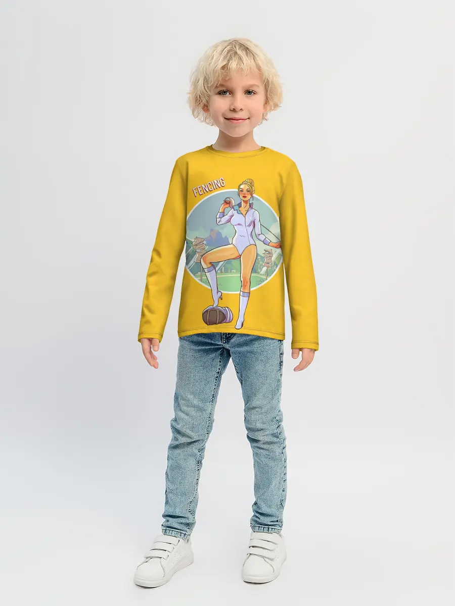 Детский лонгслив / Фехтование