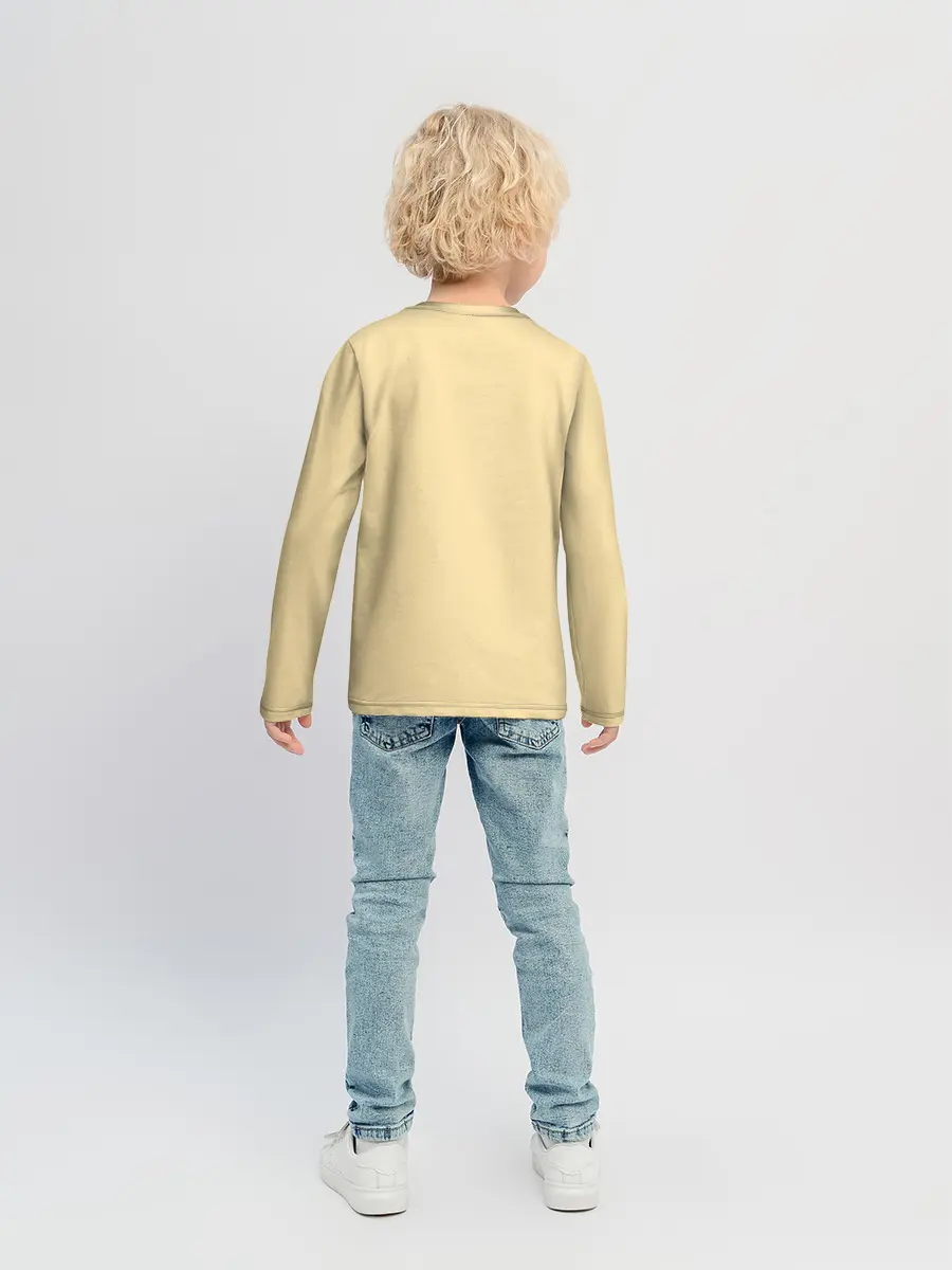 Детский лонгслив / Woman yelling at Cat meme