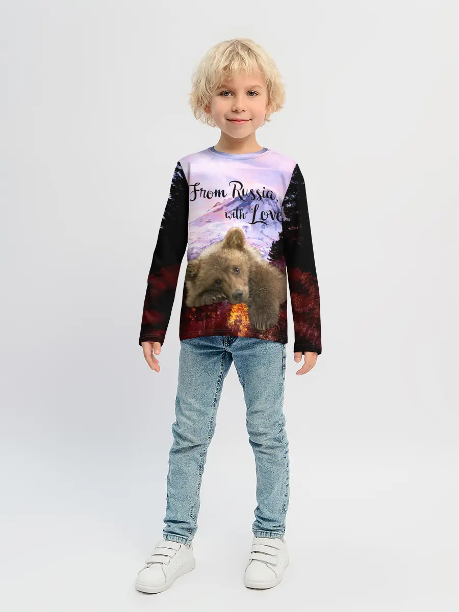 Детский лонгслив / Из России с любовью