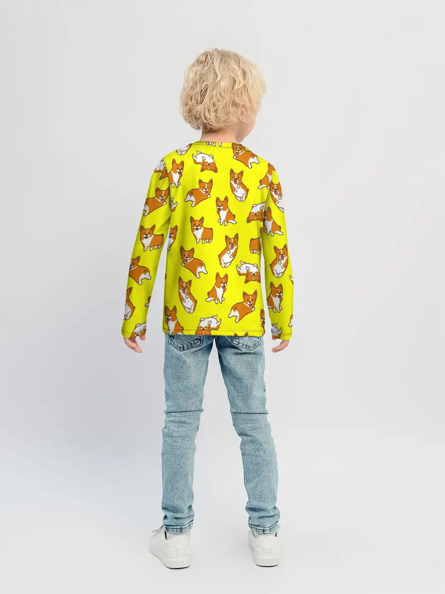 Детский лонгслив / Corgi
