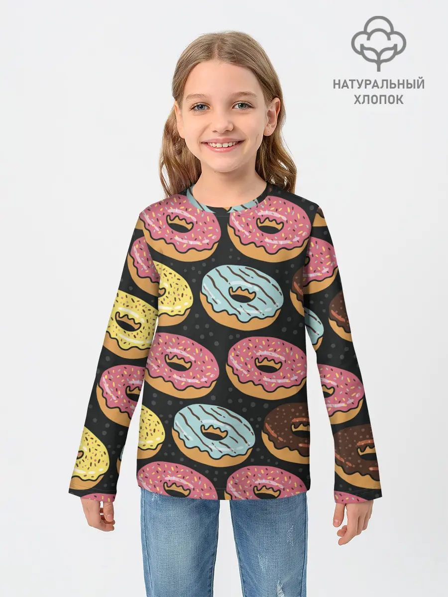 Детский лонгслив / Сладкоежка