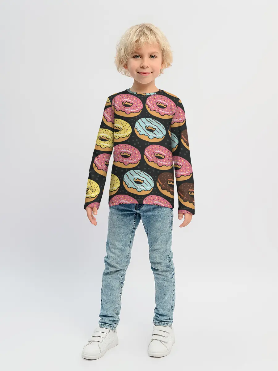 Детский лонгслив / Сладкоежка