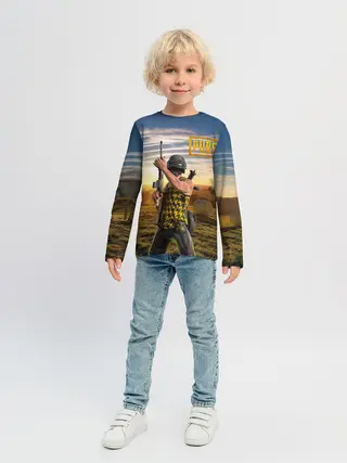 Детский лонгслив / PUBG