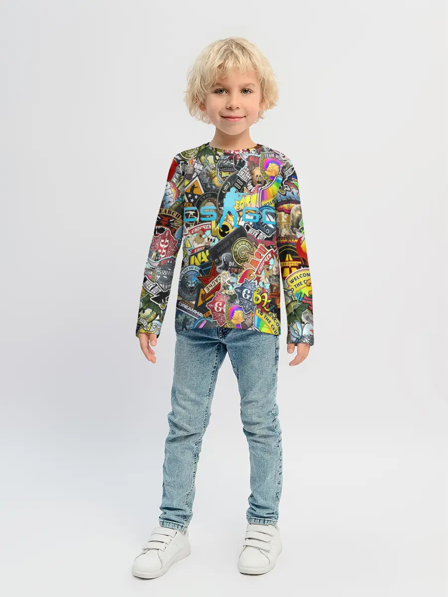 Детский лонгслив / CS GO