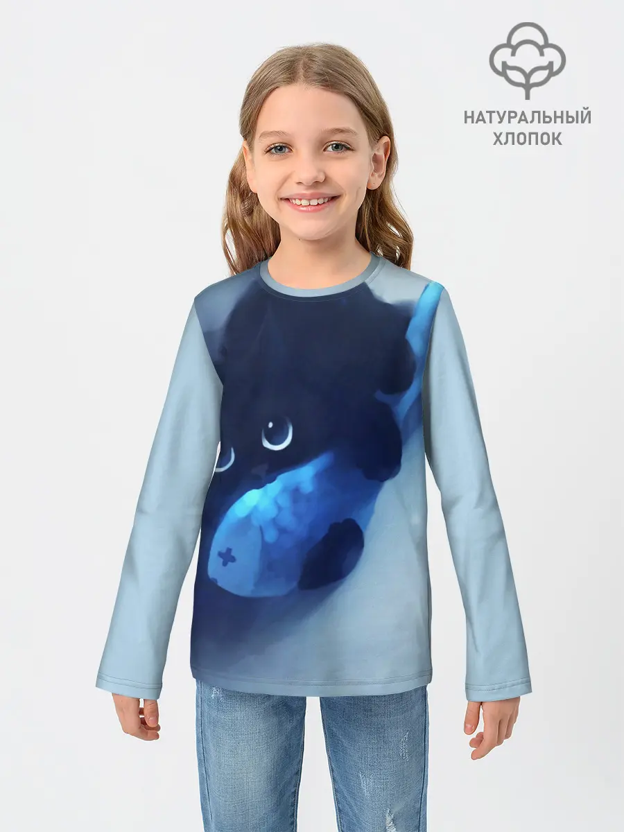 Детский лонгслив / Аниме CAT