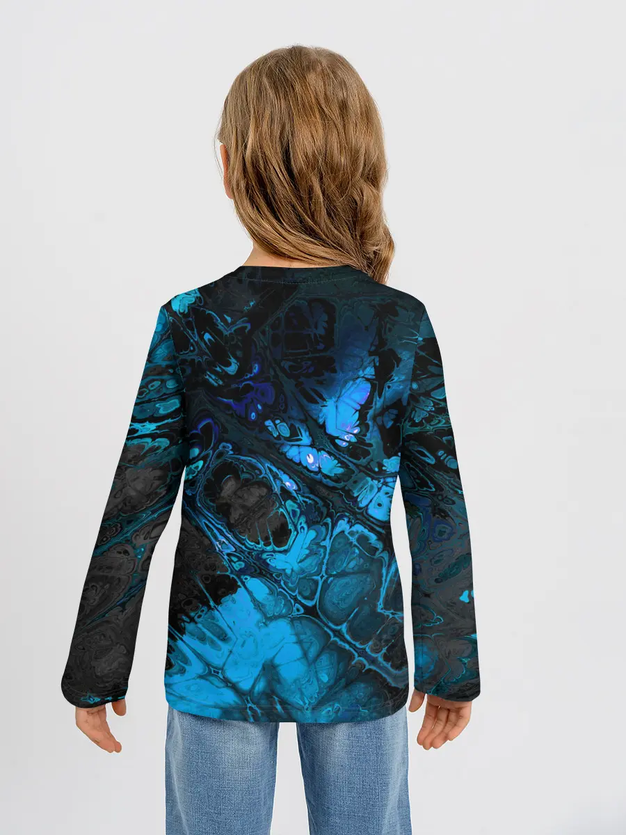 Детский лонгслив / Nu abstracts art