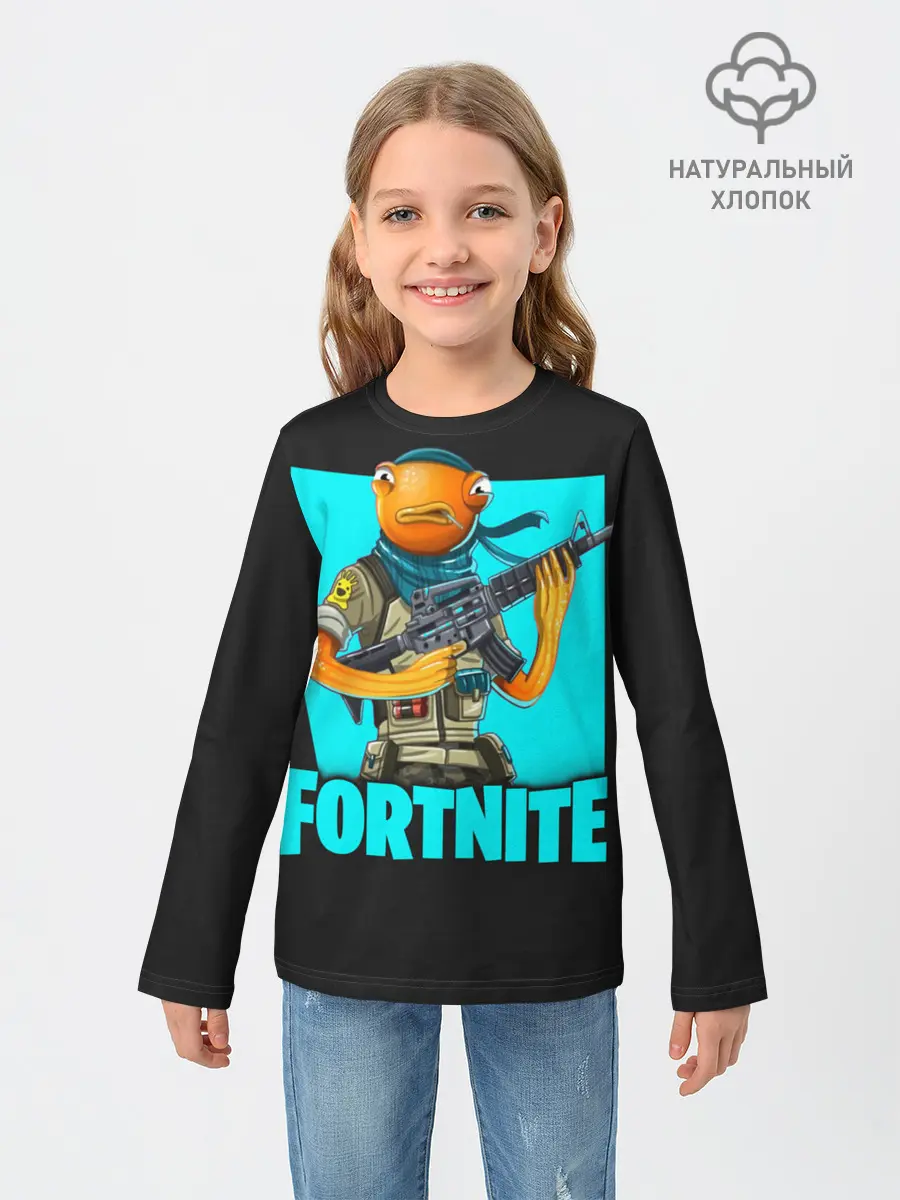 Детский лонгслив / Fortnite