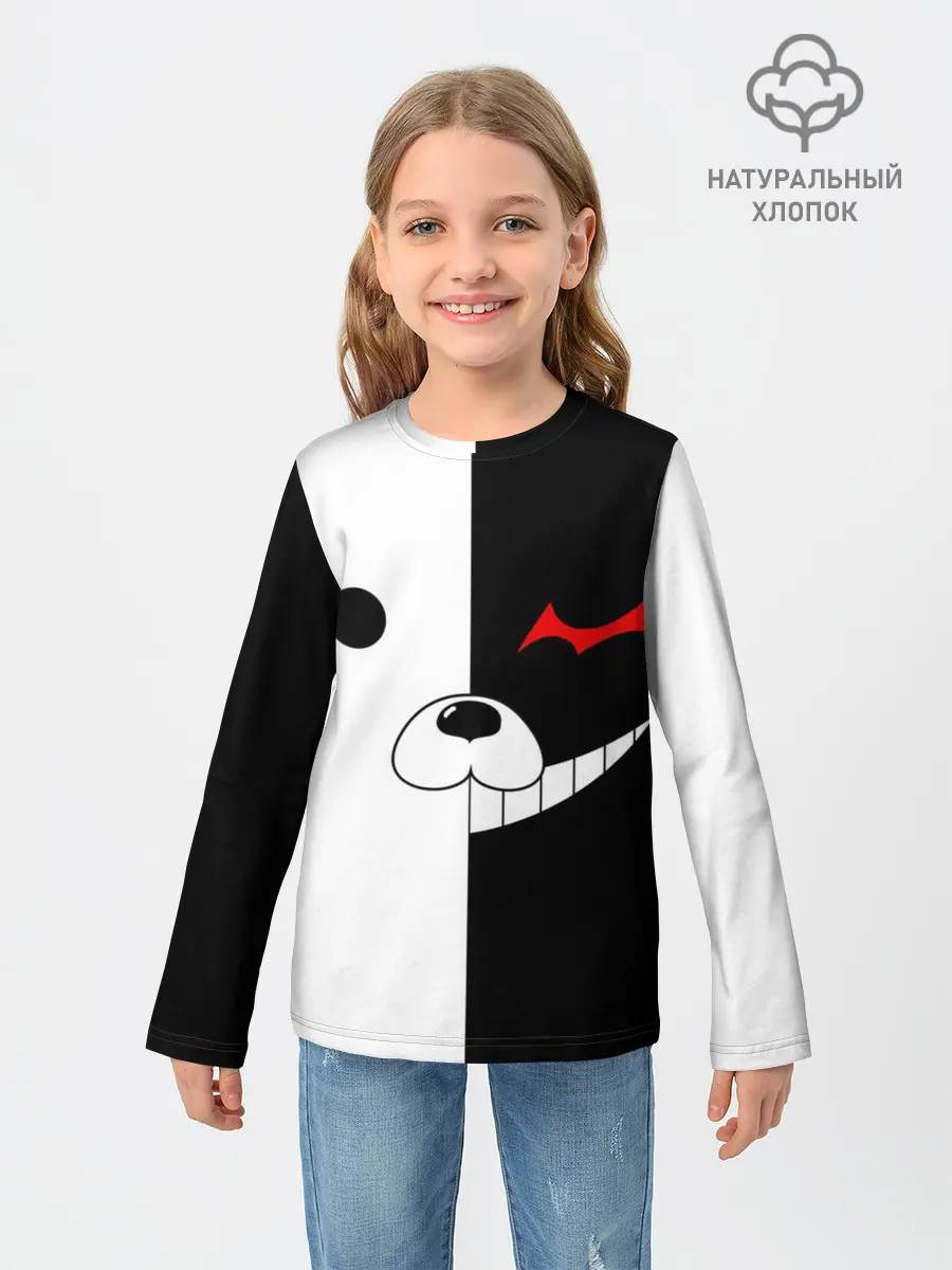 Детский лонгслив / Monokuma