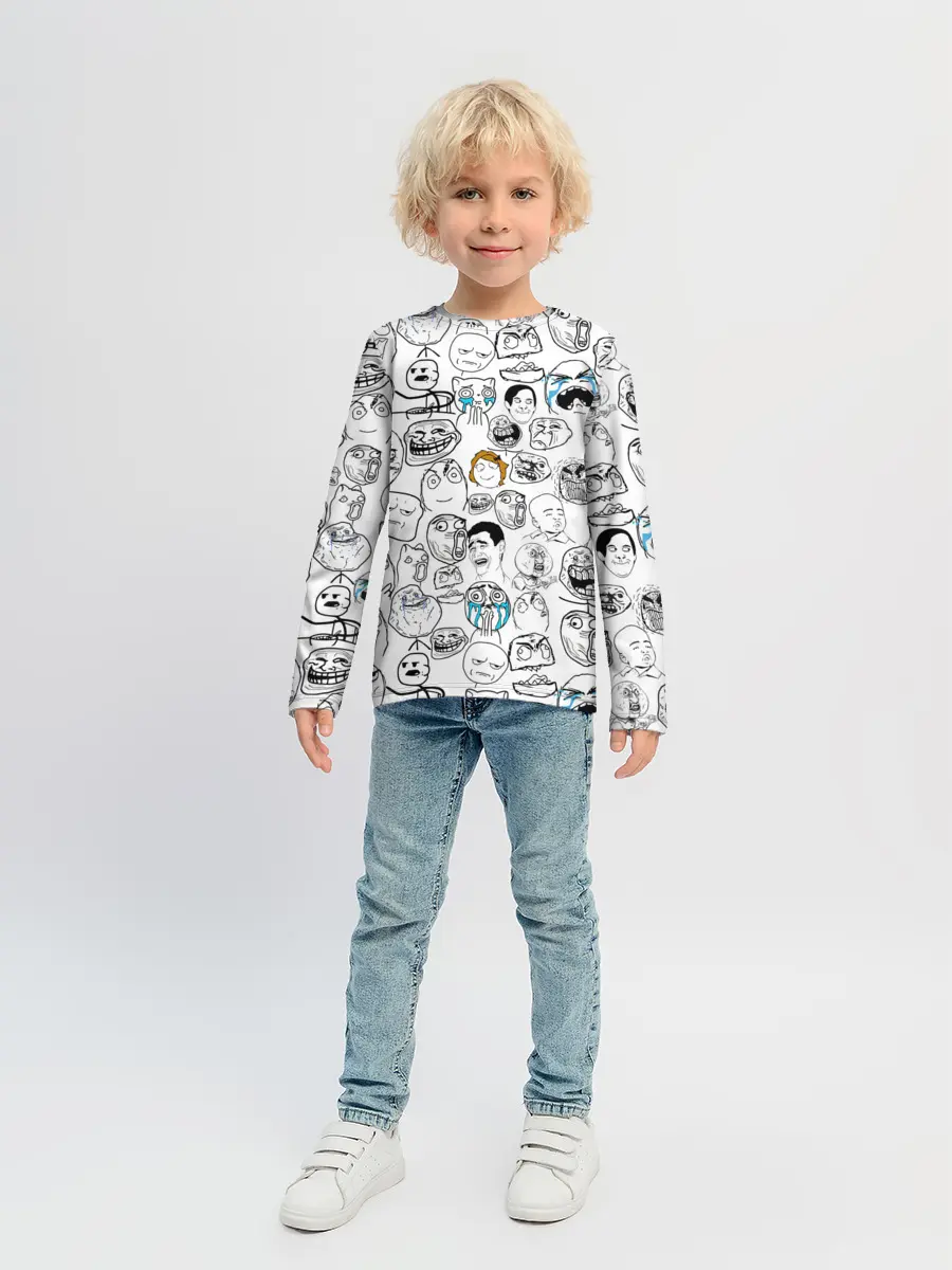 Детский лонгслив / МЕМЫ
