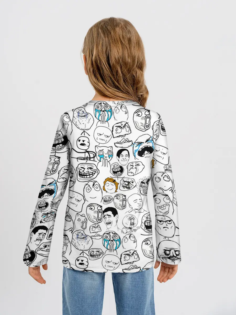 Детский лонгслив / МЕМЫ