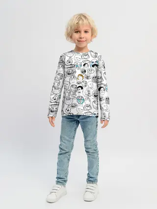 Детский лонгслив / МЕМЫ