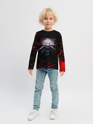 Детский лонгслив / ВЕДЬМАК / THE WITCHER / ГЕРАЛЬТ