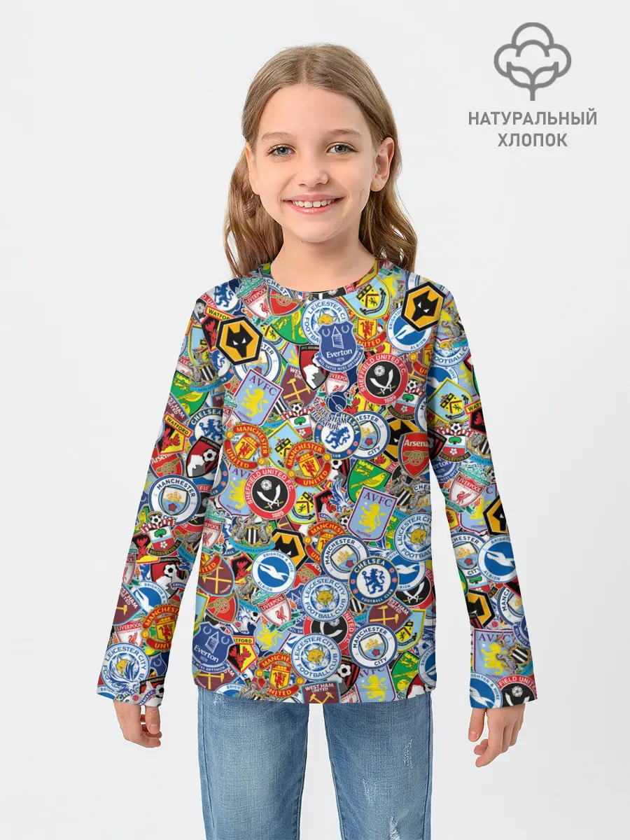 Детский лонгслив / Английская Премьер Лига
