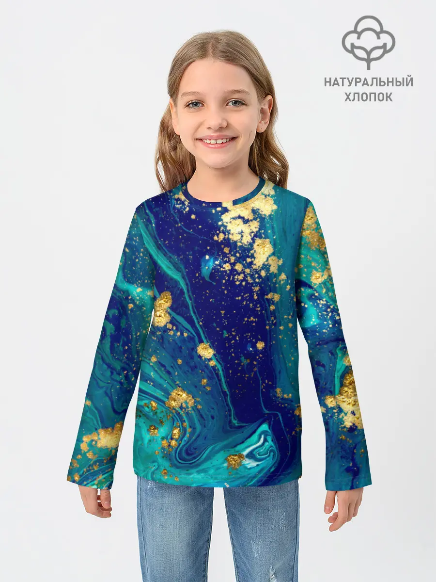 Детский лонгслив / Краски