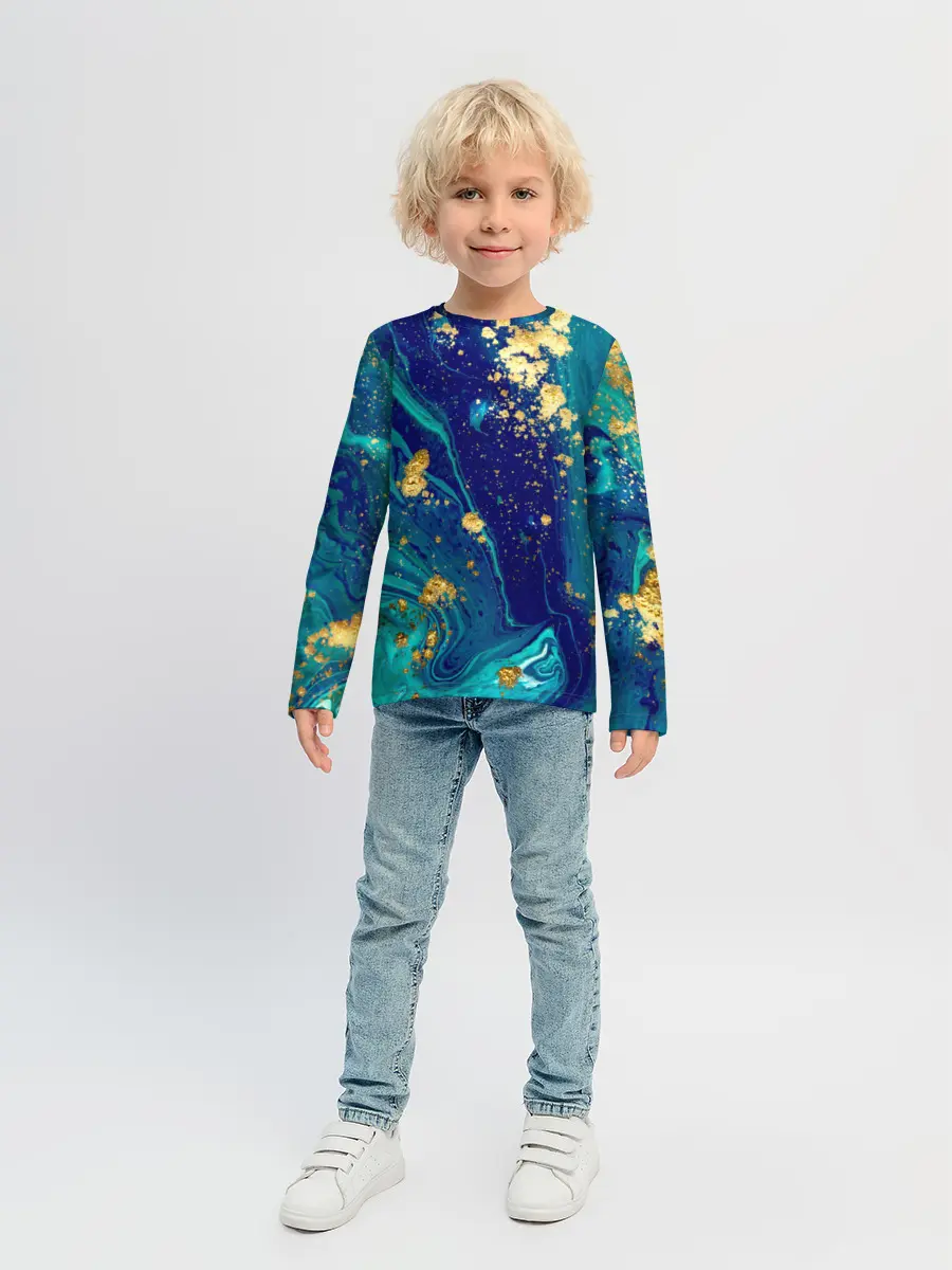 Детский лонгслив / Краски