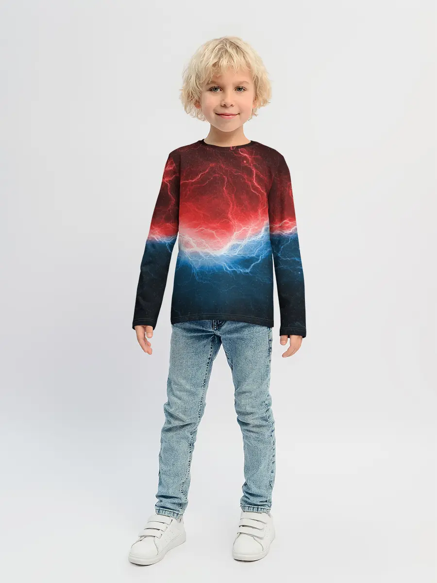 Детский лонгслив / Огонь и лёд