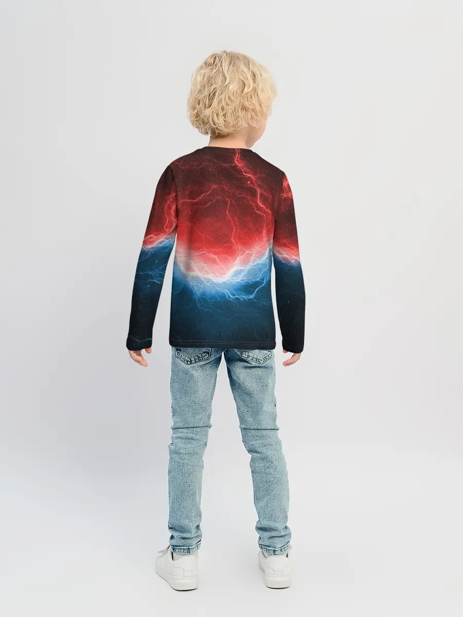 Детский лонгслив / Огонь и лёд