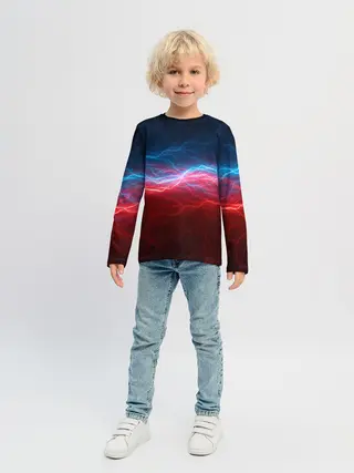 Детский лонгслив / Огонь и лёд