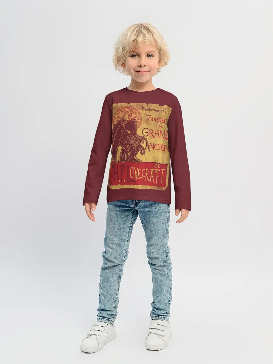 Детский лонгслив / Cthulhu