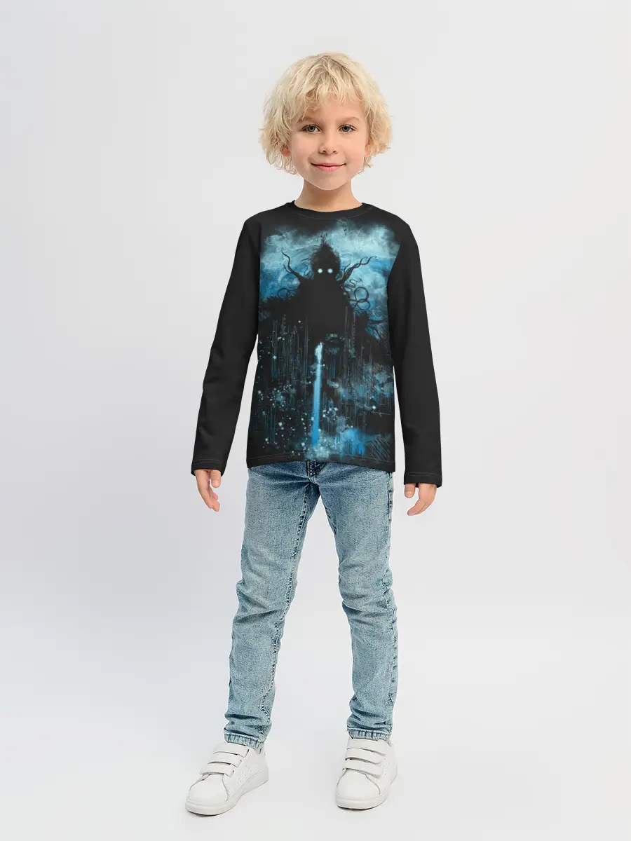 Детский лонгслив / Ктулху