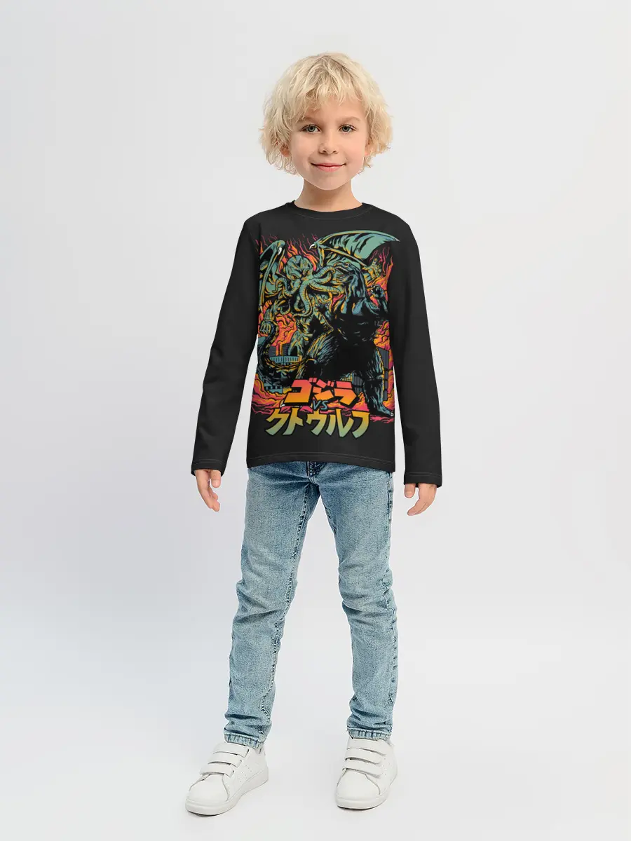 Детский лонгслив / Ктулху