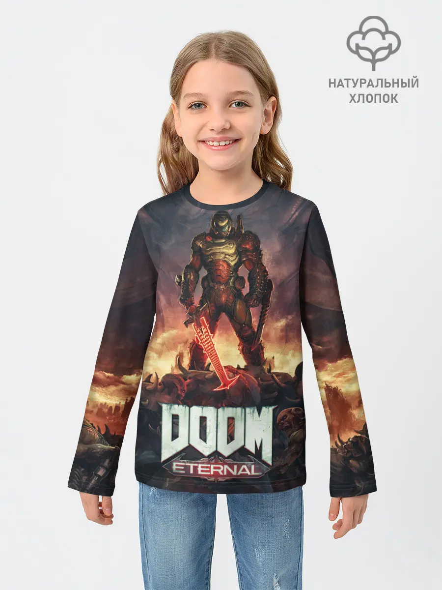 Детский лонгслив / DOOM ETERNAL